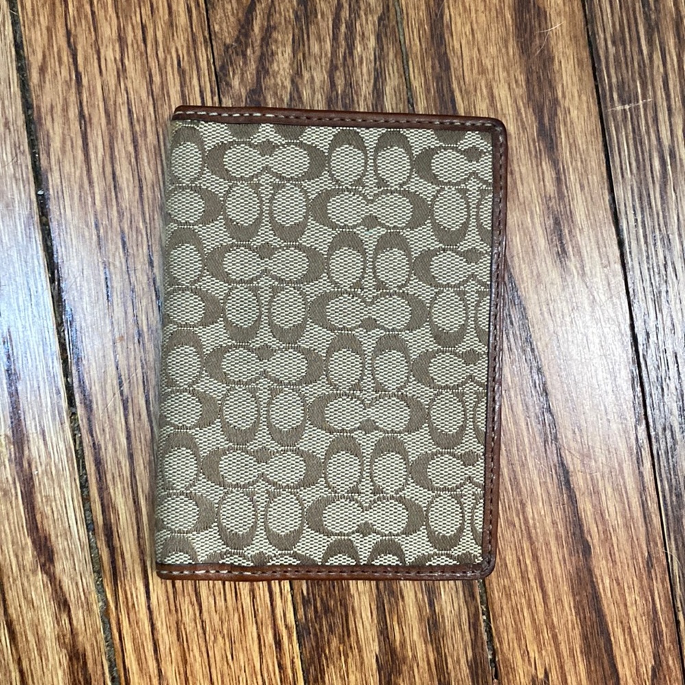 Coach passport holder